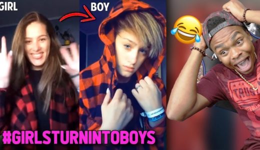 Girls Turns Into Boys #BoyChallenge New Trend Musically & TikTok Compilation 2018