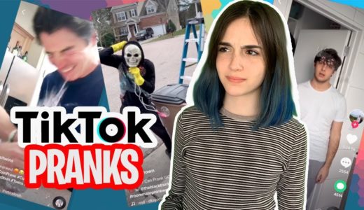 REACTING TO TIK TOK PRANKS!!