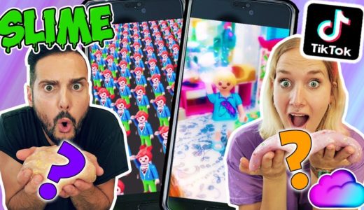 FAMILIE VOGEL TIKTOK Slime Challenge! Julian, Emma, Hannah wählen Schleim Zutaten für Nina + Kaan!