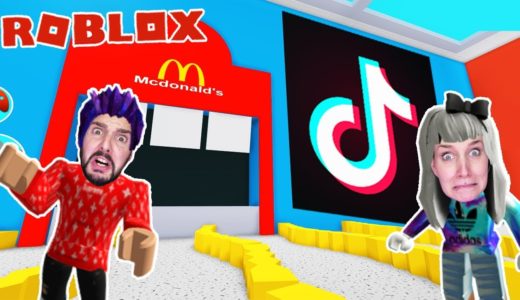 Roblox: ENTKOMME AUS TIKTOK EINKAUFSZENTRUM! KAAN + NINA TANZEN SICH DURCH OBBY!