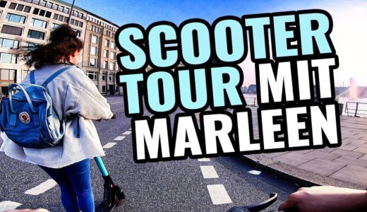 E-Scooter Tour mit Marleen / TikTok zu dritt / 30.8.19 / Frau_sein