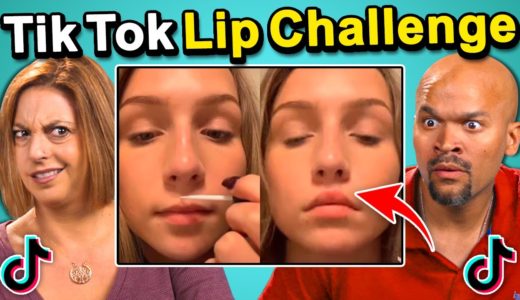 Parents React To Lip Challenge Tik Tok Trend