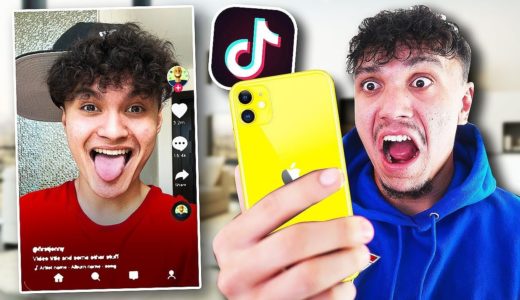 Reacting To My Little Brothers Tik Tok's (CRINGEY)