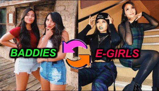 Instagram Baddies Transform Into TikTok E-Girls! *Public Reaction* | MontoyaTwinz