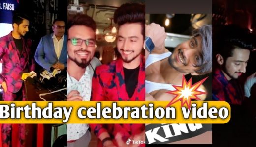 Mr Faisu new tiktok videos with birthday celebration