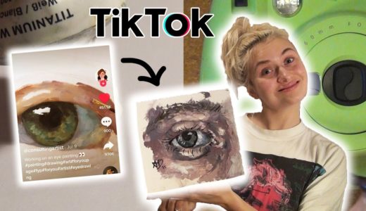 ME vs. TikTok ART VIDEOS *iNtenSe*