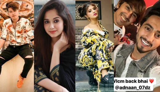 Mr Faisu with jannat zubair team07 an other tiktok starts musically video