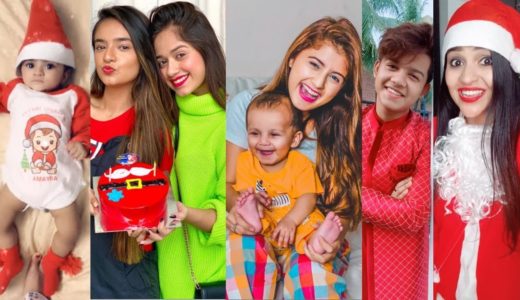 Happy Christmas Day Tiktok Videos | Jannat, Arishfa, Riyaz, Lucky, Avneet, Awez