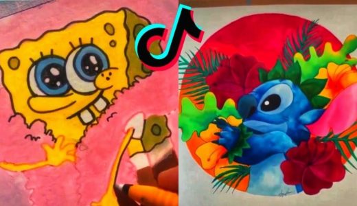 People Painting Things on TikTok for 7 Minutes Straight Part 36 | Tik Tok Art