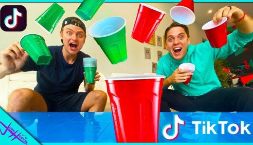 Last to MISS TikTok TRICK SHOTS Wins! Ft. CARTER SHARER