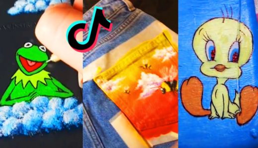 People Painting Things on TikTok for 12 Minutes Straight Part 1 | Tik Tok Art