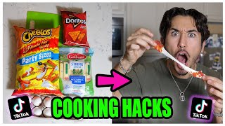 We TASTED Viral TikTok Cooking Life Hacks …. (THEY WORKED!)