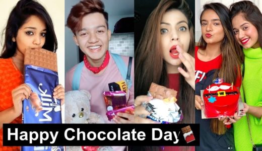 Happy Chocolate Day Tiktok Videos |  Awez, Nagma, Jannat, Riyaz, Arishfa, Avneet