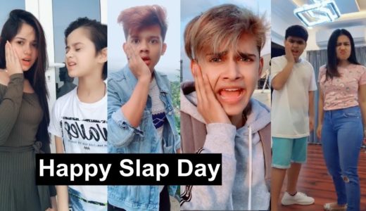 Happy Slap Day Tiktok Videos |  Neha Kakkar, Awez, Jannat, Riyaz, Arishfa, Lucky Dancer