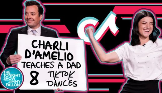 Charli D’Amelio Teaches a Dad 8 TikTok Dances