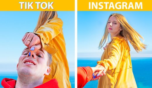 Instagram and TikTok vs Real Life! 20 Phone Photo Hacks