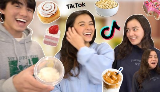 TRYING VIRAL TIKTOK RECIPES WITH MY SIBLINGS