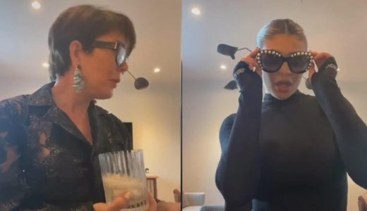 Watch Kylie Jenner and Mom Kris Recreate EPIC KUWTK Fight on TikTok