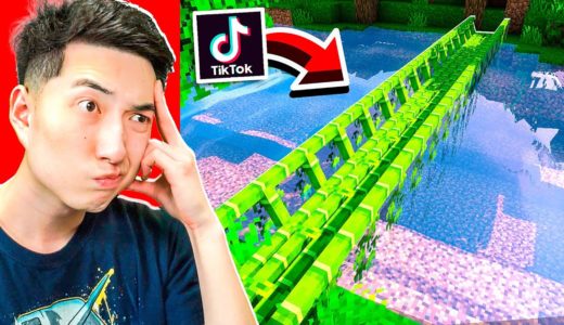 TESTING 7 TIKTOK MINECRAFT HACKS TO SEE IF THEY WORK!