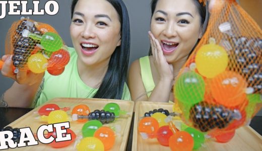 TikTok FRUIT JELLO RACE CHALLENGE (SISTER EDITION) | SASVlogs