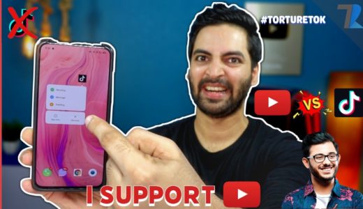 YouTube vs Tiktok | Roast By Techno Ruhez | #ISupportCarryminati | Deleting #Tiktok