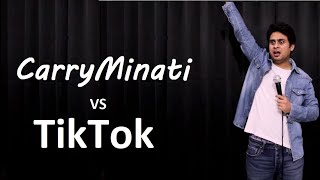 Youtube vs Tiktok – Stand up comedy – #CarryMinati, #YoutubevsTiktok