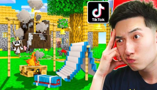 VIRAL TIKTOK MINECRAFT HACKS THAT ACTUALLY WORK!