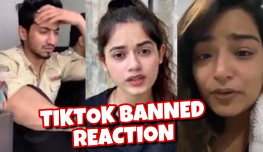 FAMOUS TIKTOKERS REACTION ON TIKTOK BAN | FUNNY REACTION