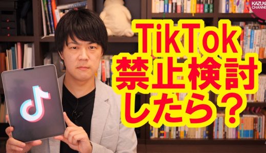 日本もTikTok禁止を検討したら？