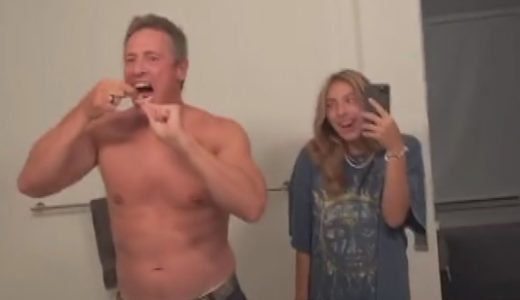 Chris Cuomo Goes SHIRTLESS in Daughter's TikTok Video