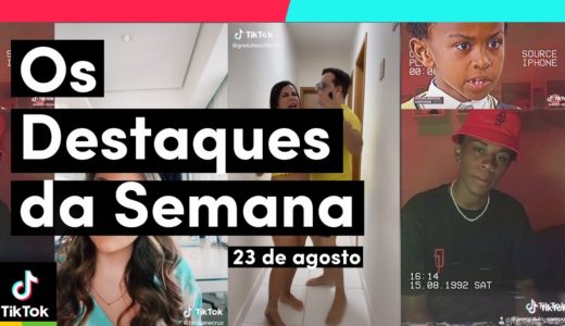 Os MELHORES DO TIKTOK nesta semana (23/08) | TikTok Brasil