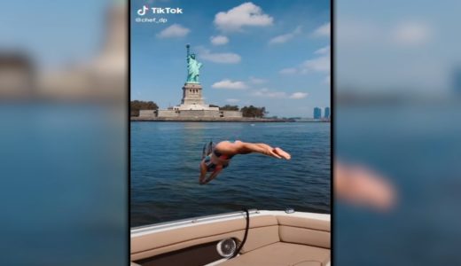 Social media reacts after woman jumps into Hudson River on TikTok