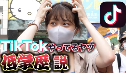 TikTokやってるヤツ低学歴説を検証！in渋谷【wakatte.TV】#409