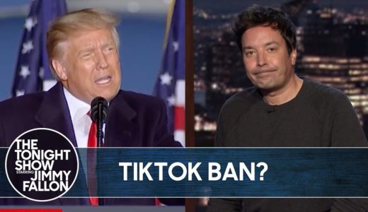 Trump Officially Bans TikTok | The Tonight Show