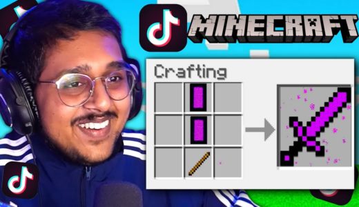 Impossible VIRAL MINECRAFT TIKTOK HACKS!