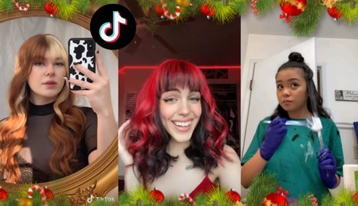 TIKTOK HAIR TRANSFORMATION ~ part 5 🎅🧝‍♂️🎁☃️❄🔔🧦🎶