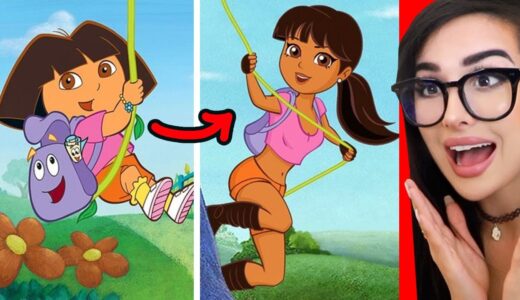 Amazing Cartoon Character Glow Up Transformations