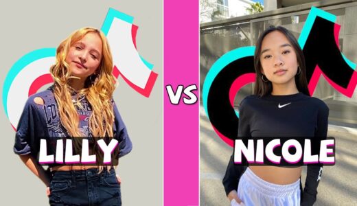 Lilly Ketchman Vs Nicole Laeno TikTok Dance Battle