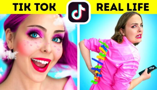 TIKTOK vs REAL LIFE | Testing Best TikTok Challenges and VIRAL TRENDS with La La Life Musical