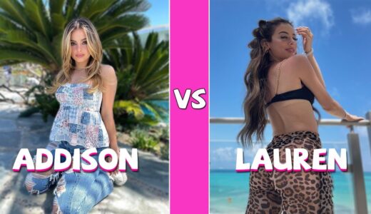 Addison Rae Vs Lauren Kettering TikTok Dances Compilation