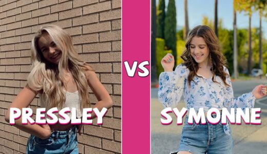 Pressley Hosbach Vs Symonne Harrison TikTok Dance Battle