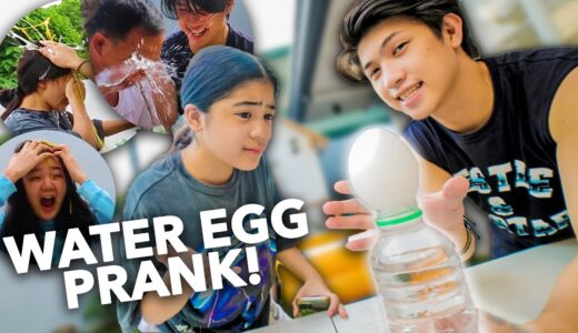 WATER Bottle Egg TikTok PRANK On Family!! | Ranz and Niana