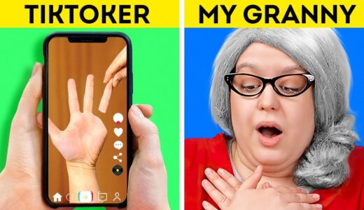 TIKTOK vs GRANDMA | FUNNIEST Challenges, Magic Tricks and Pranks