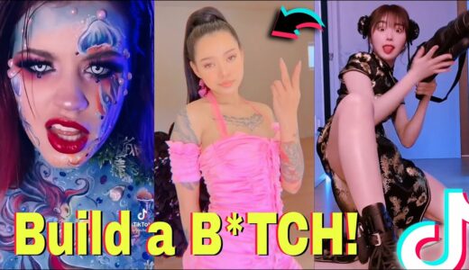 bella poarch build a b*tch tiktok challenge compilation #2