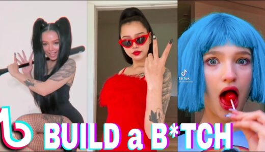 bella poarch build a b*tch tiktok challenge compilation