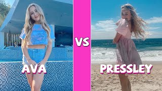 Ava Kolker Vs Pressley Hosbach TikTok Dances Compilation (June 2021)