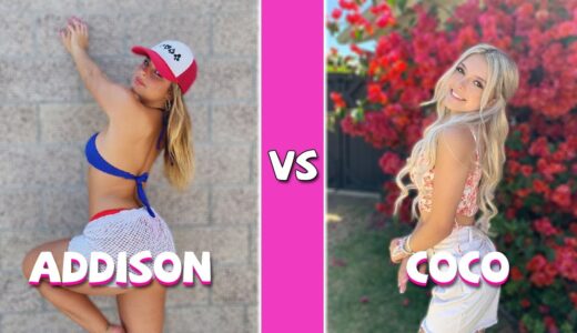 Addison Rae Vs Coco Quinn TikTok Dance Compilation (July 2021)