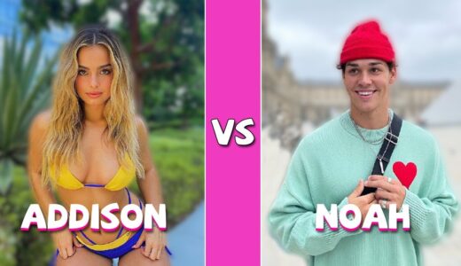 Addison Rae Vs Noah Beck TikTok Dance Compilation