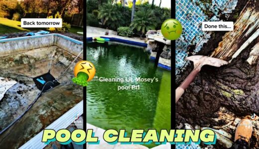 Satisfying Pool Cleaning TikTok Compilation #12 ✨ | Vlogs from TikTok