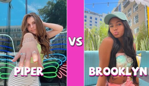 Piper Rockelle Vs Brooklyn Queen TikTok Dance Compilation